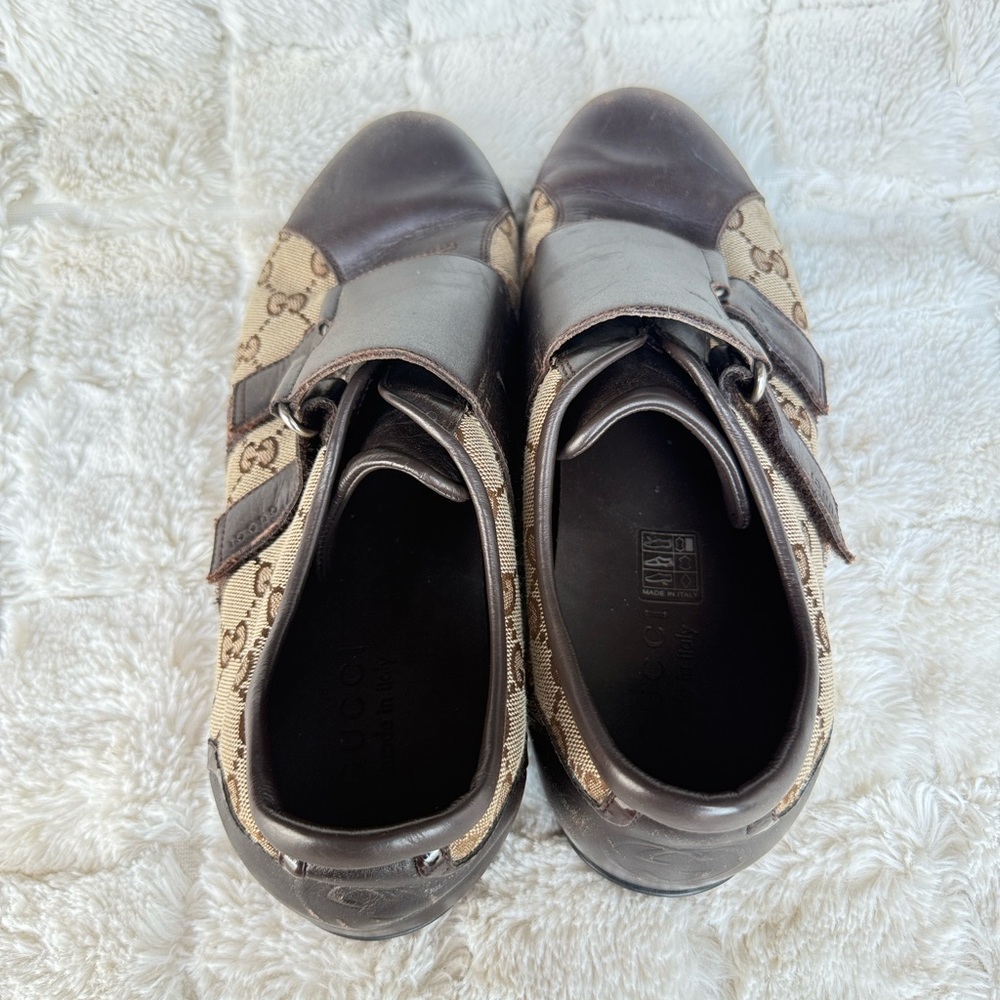 Gucci Brown and Tan Men's Sneakers - Picture 5 of 7